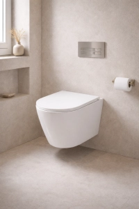 Miska podwieszania WC AMARO Rimless z deską  UPTREND