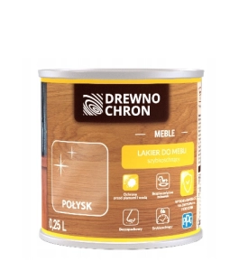 Lakier do mebli bezbarwny połysk Drewnochron 0,25l