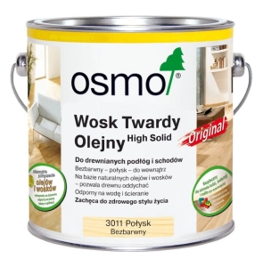 Wosk Twardy Olejny Osmo 3011 bezbarwny połysk  0,005L