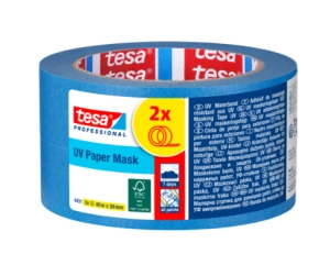 Taśma malarska zewnętrzna UV Tesa 40m x 30mm 2 sztuki