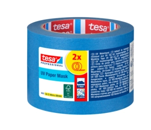 Taśma malarska zewnętrzna UV Tesa 40m x 38mm 2 sztuki