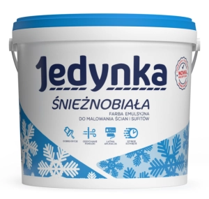 Farba śnieżnobiała Jedynka 10 l 