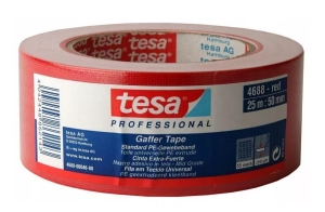 Taśma naprawcza Tesa Gaffer 25mx50mm czerwona