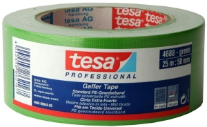 Taśma naprawcza Tesa Gaffer 25mx50mm zielona