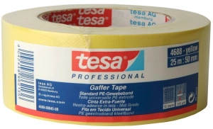 Taśma naprawcza Tesa Gaffer 25mx50mm żółta