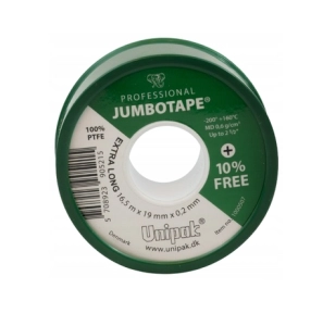 Taśma teflonowa JUMBOTAPE Unipak 19x0.2mm rolka 16,5m