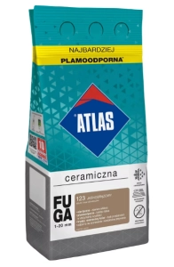 Fuga ceramiczna Atlas 5 kg jasnobrązowy 123