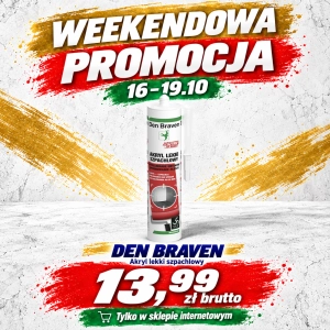 Akryl Lekki szpachlowy 280 ml Den Braven