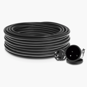 Przedłużacz zwijany IP44 guma 3x1,5mm2 20 m Kel