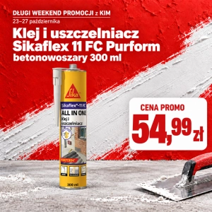 Klej i uszczelniacz Sikaflex 11 FC Purform betonowoszary 300 ml