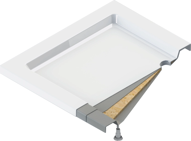 Brodzik prostokątny Deante Jasmin 120x80x14 cm