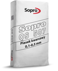 Piasek kwarcowy Sopro QS 507, 0,1- 0,5 mm 25kg