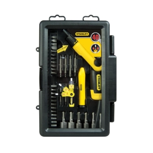 Zestaw bitów  wkrętak z grzechotką Stanley 38 szt 630380 