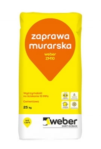 Zaprawa murarska- sucha mieszanka Weber ZM10 25 kg