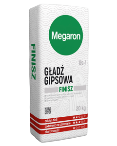 Gips szpachlowy Gs-1 Finisz Megaron 20 kg