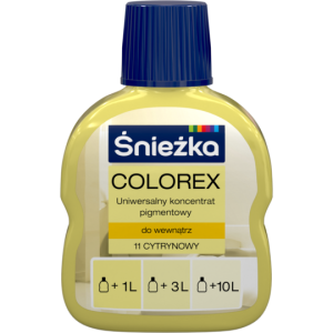 Pigment barwiący Śnieżka Colorex 100 ml cytrynowy