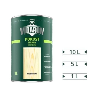 Impregnat do drewna Pokost Lniany Vidaron 1 l