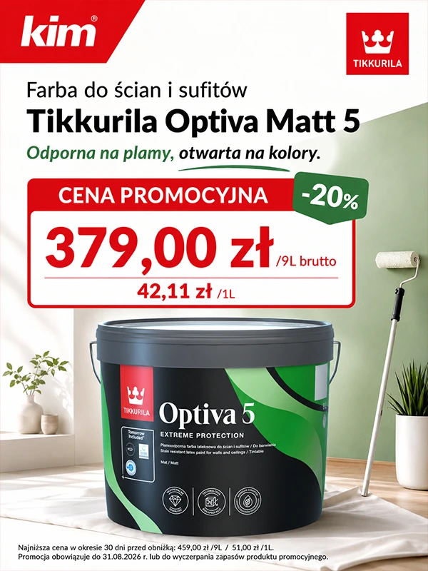 Tikkurila Optiva Matt 5 KIM24.pl - sklep online